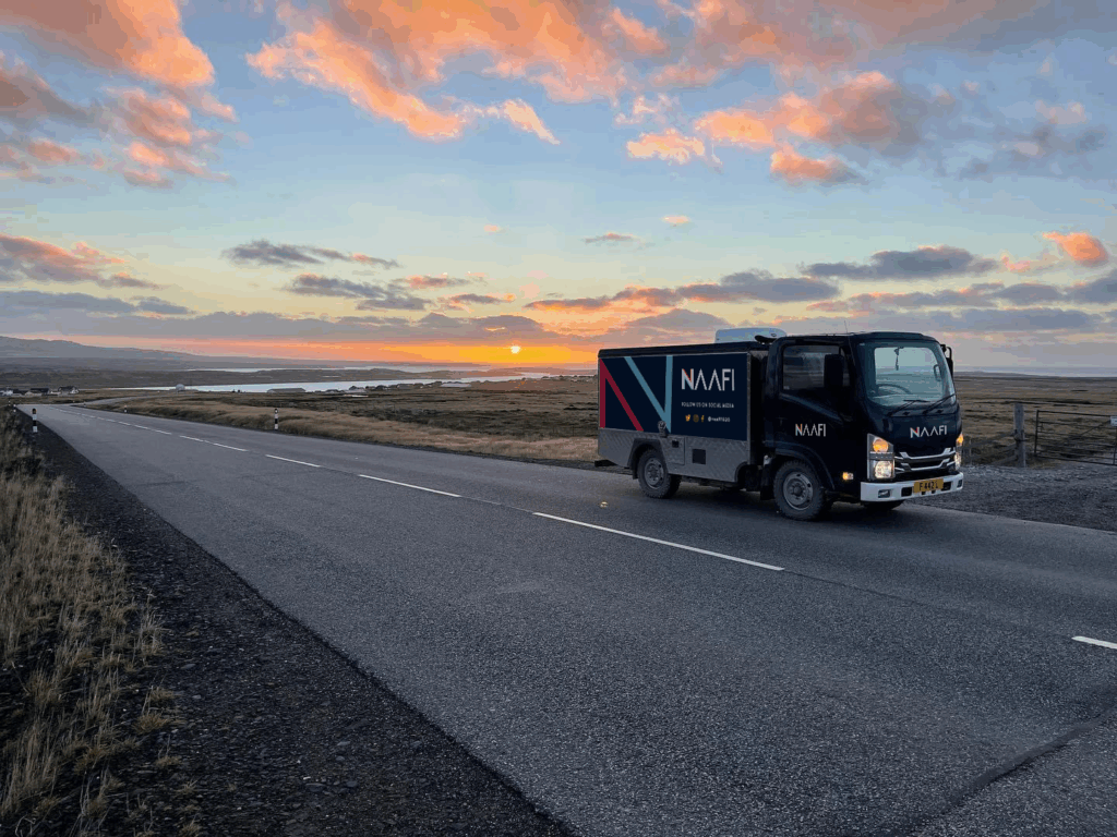 NAAFI Wagon Sunset