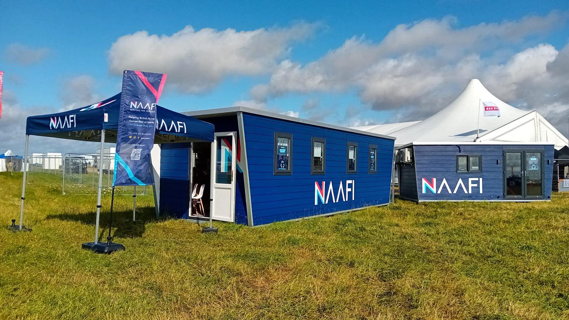 NAAFI launches sustainability pods at RIAT 2023