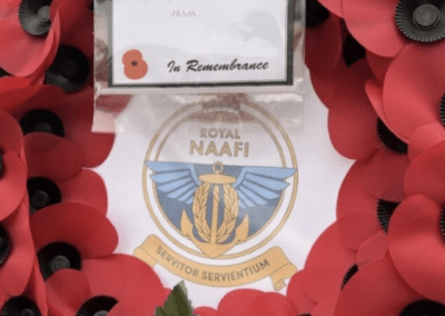 NAAFI Wreath Remembrance Sunday 2023