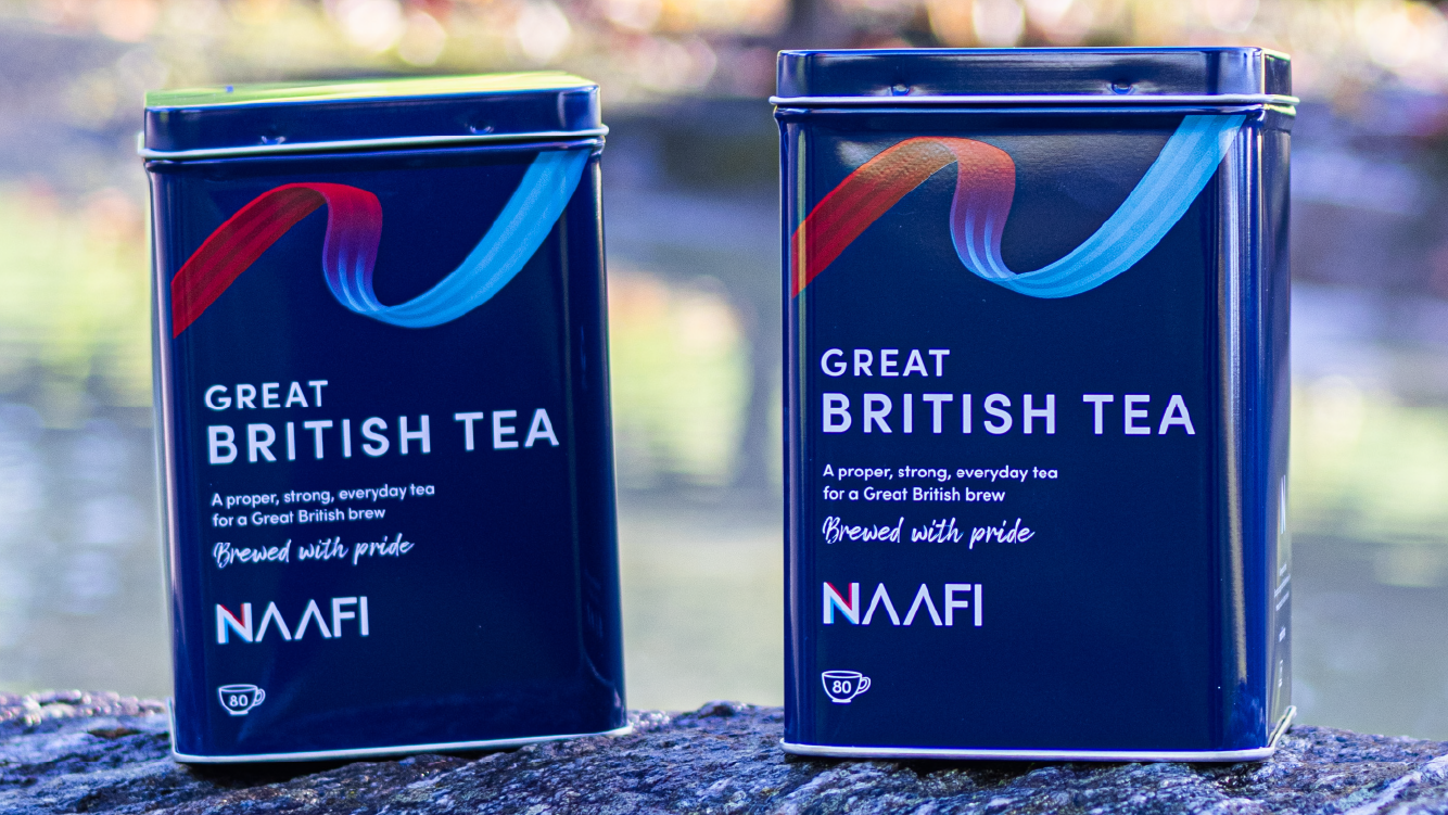 A new look for NAAFI Tea!