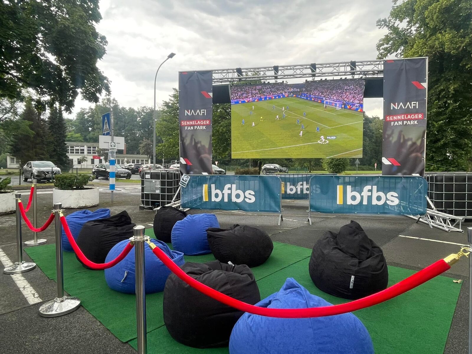 Sennelager Fan Park Euro 2024 NAAFI