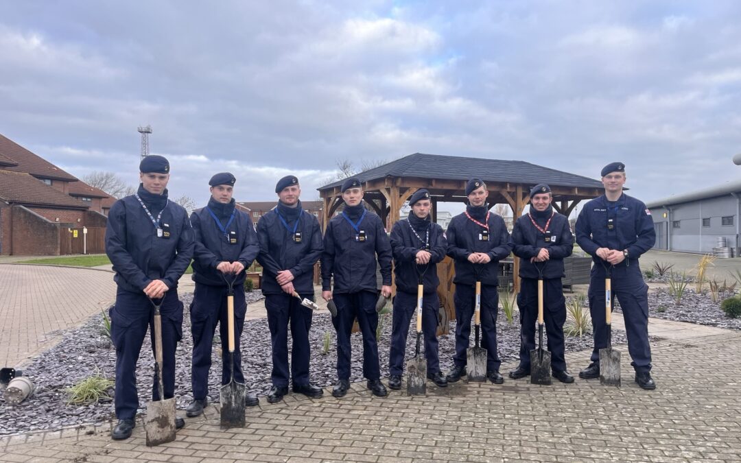 A Garden Oasis for HMS Collingwood Serving Personnel