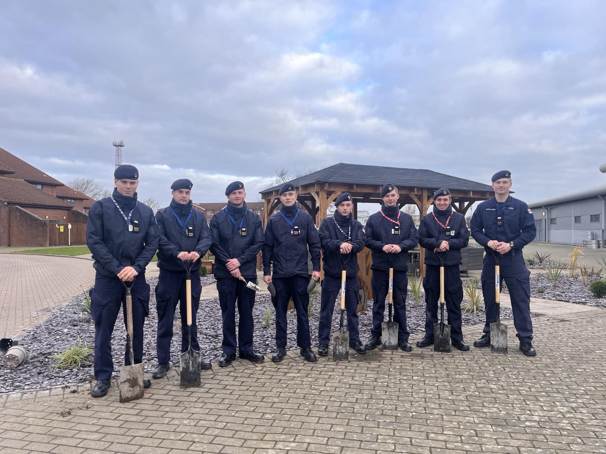 A Garden Oasis for HMS Collingwood Serving Personnel