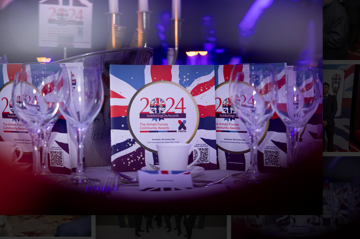 NAAFI raises a glass to UK Armed Forces at the Soldiering On Awards