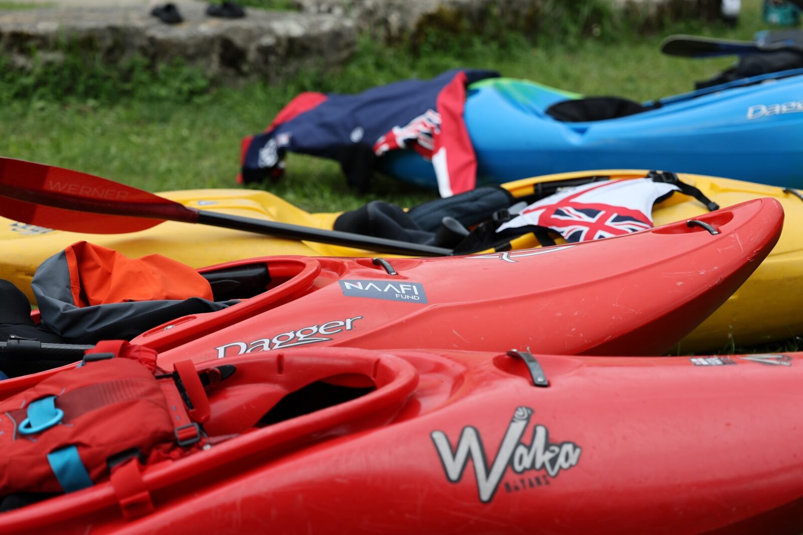 NAAFI Fund Branded Kayaks