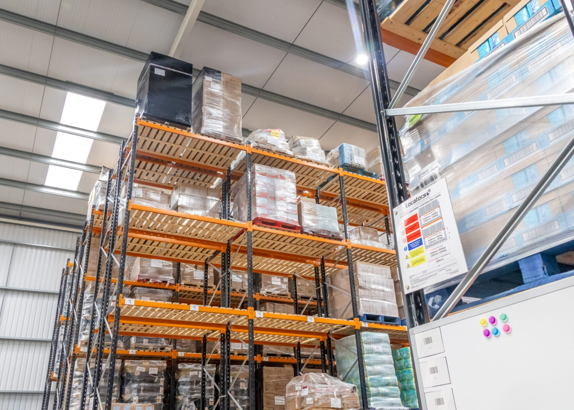 Stock image of NAAFI warehouse stock