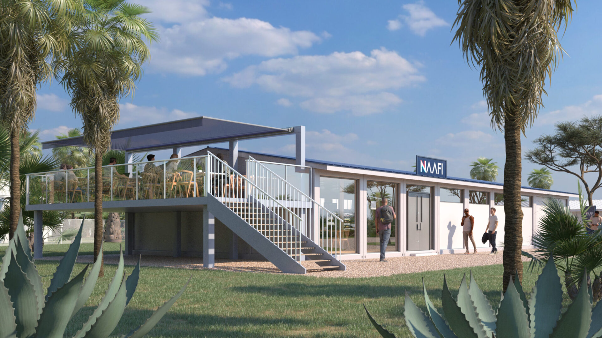 3D Rendering of DG Coffee Shop