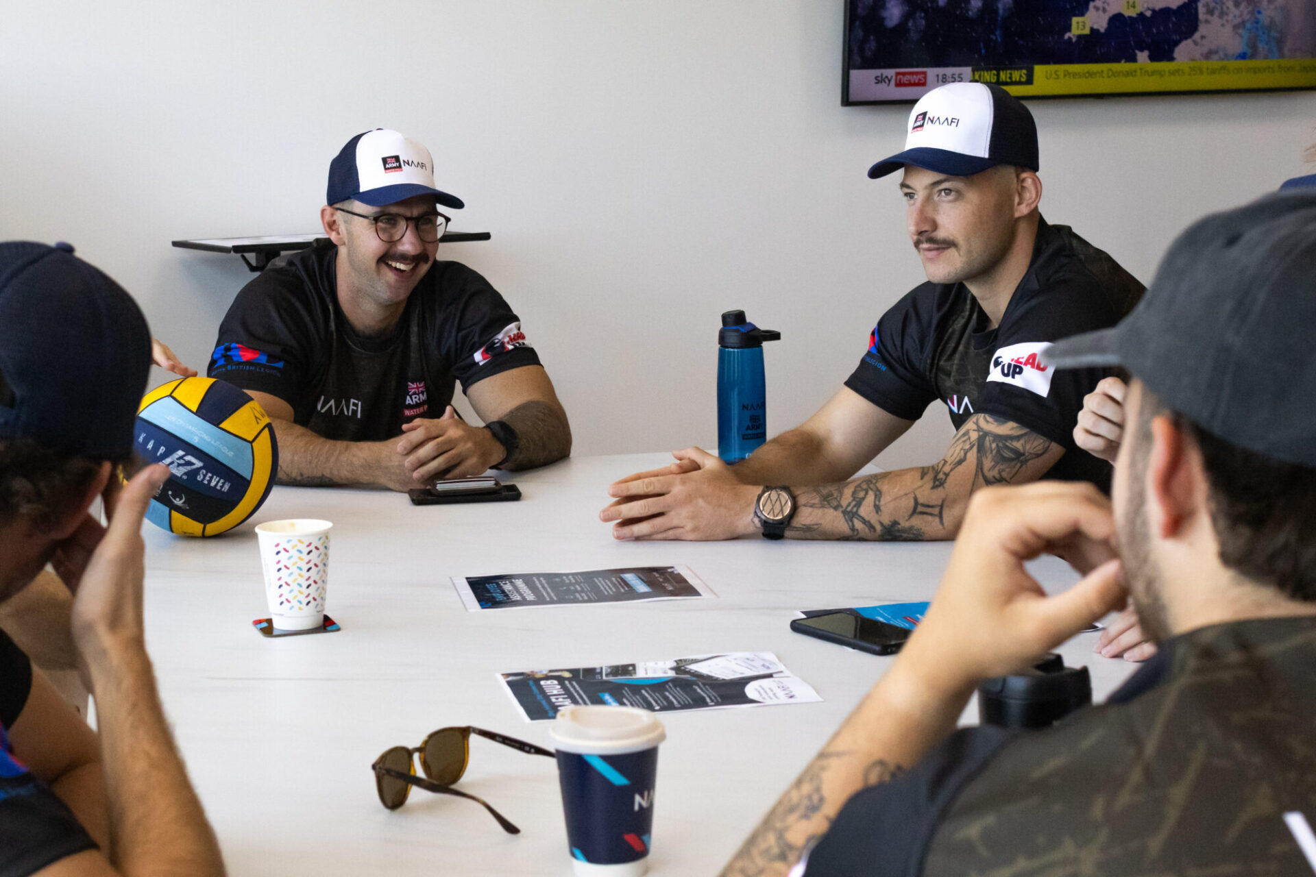 Army Water Polo Head Office Visit