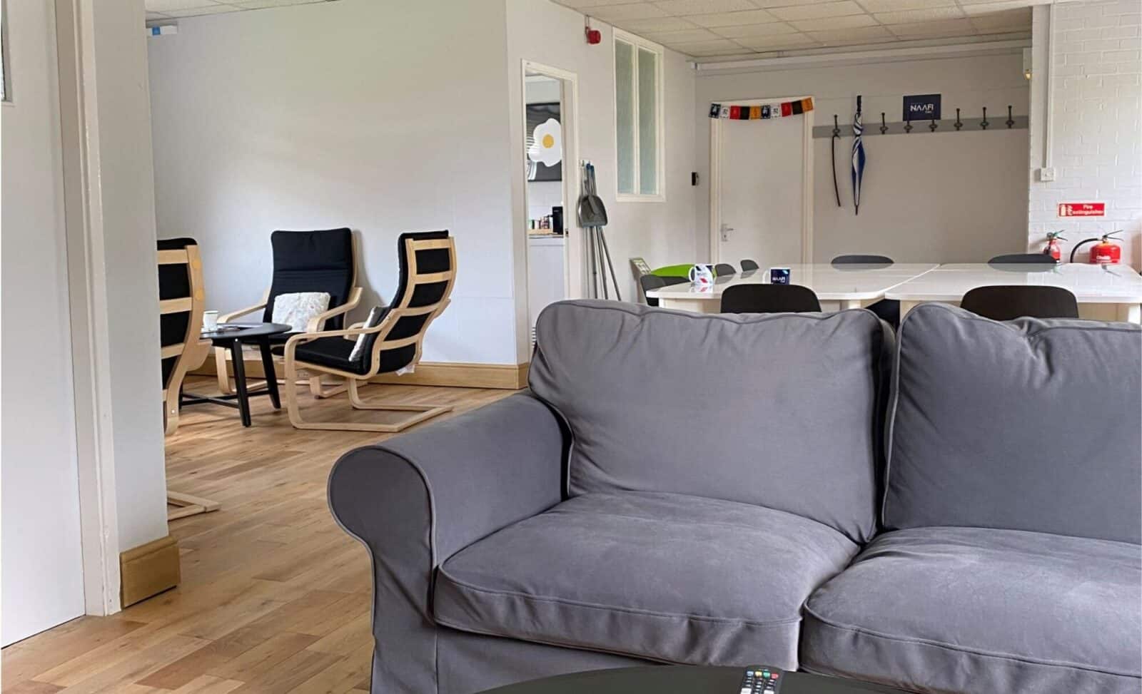 Chetwynd Barracks Seating Area