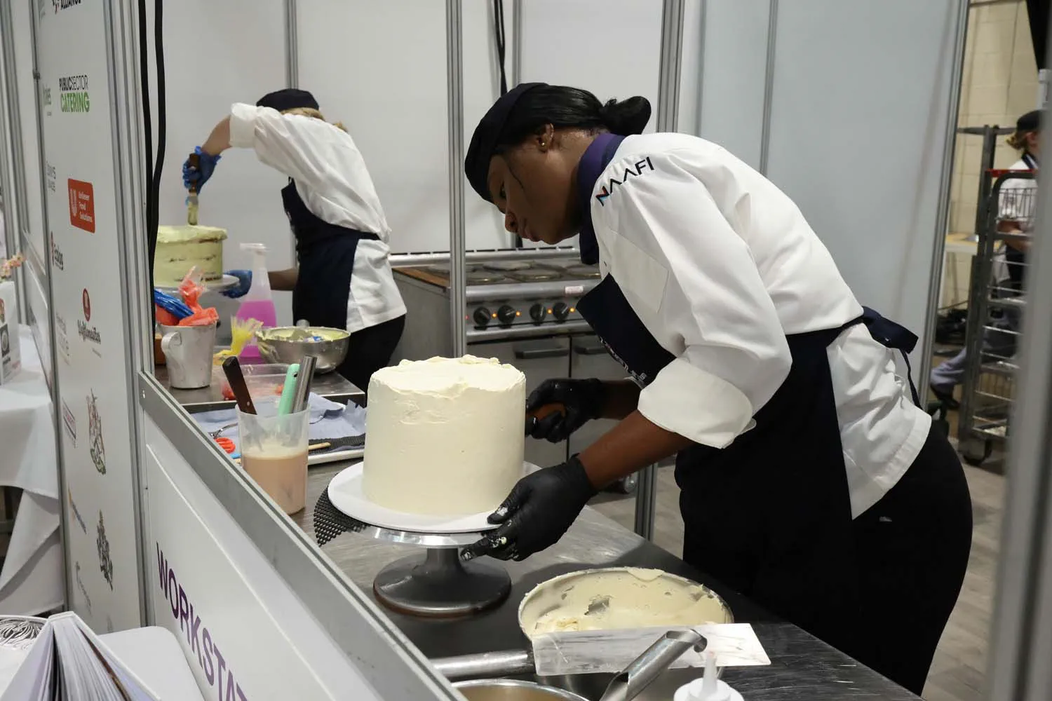 Royal Navy Culinary Arts Team Cake Making