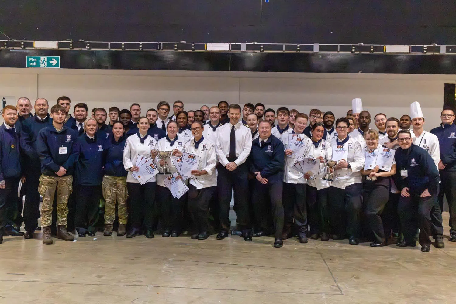Royal Navy Culinary Arts Team Shot