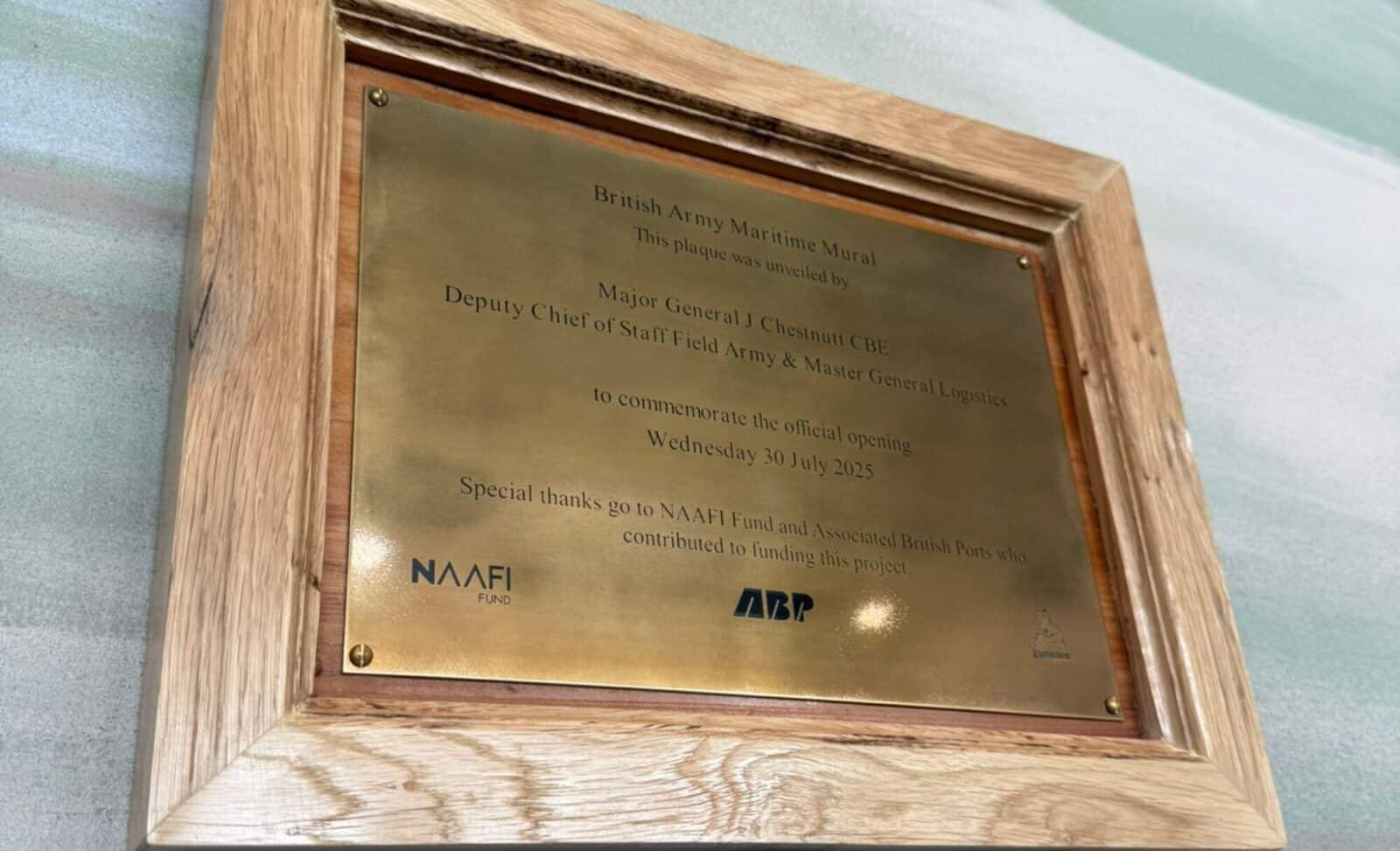 British Army Maritime Mural